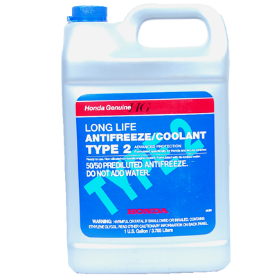 Honda long life antifreeze coolant type 2 color #2