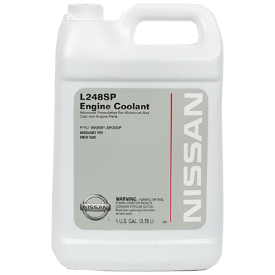 Nissan long life antifreeze/coolant or equivalent #10